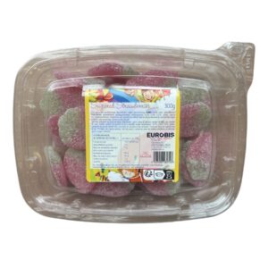 Boîtes Bonbons Fraises 300g (halal)