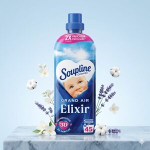 SOUPLINE - Concentré Grand Air Elixir - 45 lavages