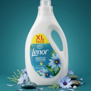 LENOR OCEAN MIST – Adoucissant Bursts of Freshness (78 Lavages)