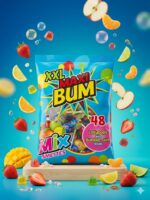 Sucettes XXL Maxi Bum Mix – 48 pièces