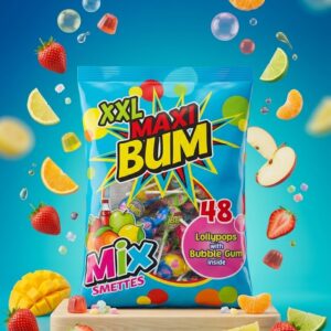 Sucettes XXL Maxi Bum Mix – 48 pièces